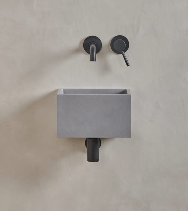 Mudd Sira Affix 12" Concrete Wall Hung Sink 20 Mudd Sira Affix 12" Concrete Wall Hung Sink - Image 15