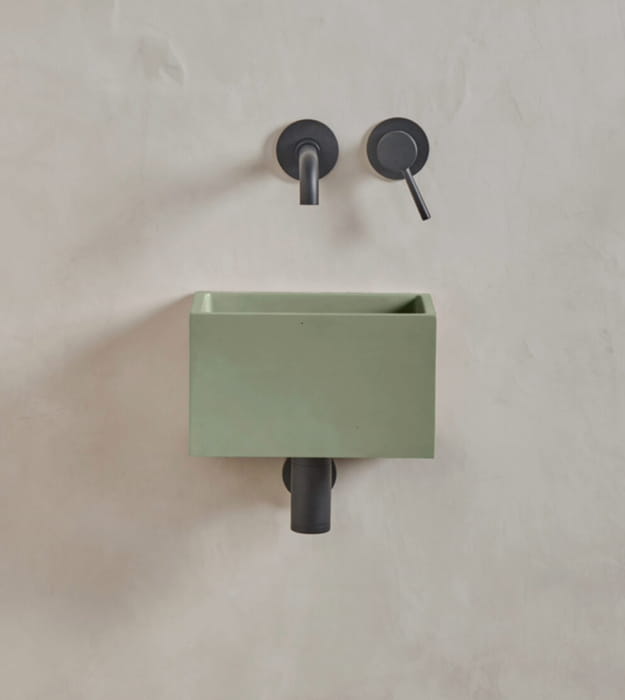Mudd Sira Affix 12" Concrete Wall Hung Sink 21 Mudd Sira Affix 12" Concrete Wall Hung Sink - Image 16