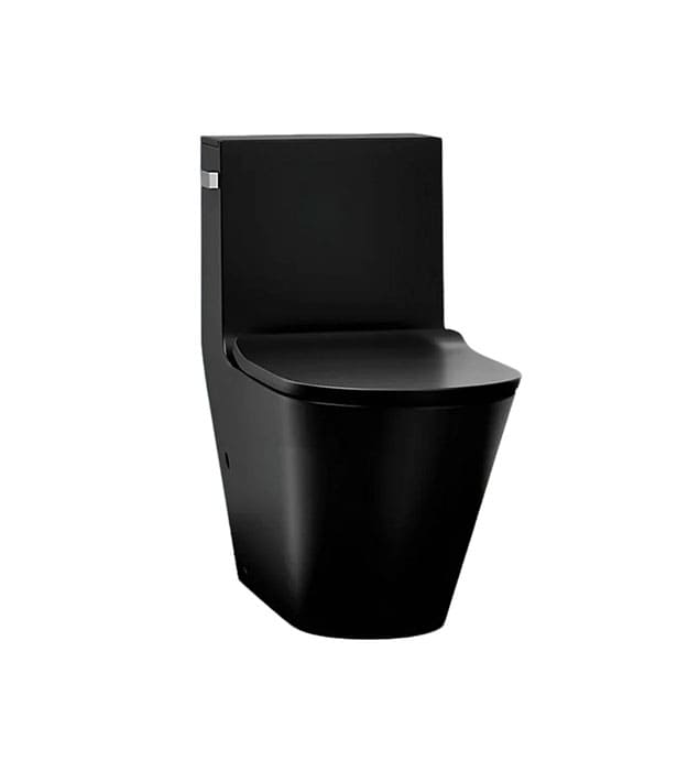 Kohler Brazn K-22378 Elongated One-Piece Toilet 7 Kohler Brazn K-22378-0 Elongated Skirted Toilet