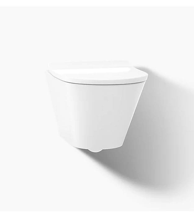 Kohler Brazn K-21748-0 Wall-Hung round-front toilet