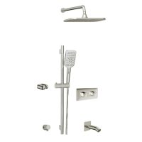 Aquabrass INABOX2 Brushed Nickel Shower Faucet