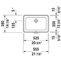 Duravit 2nd Floor Undercounter Vanity Wash Basin - Image 2