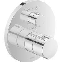 C.1 thermostatic bath trim with spout outlet round