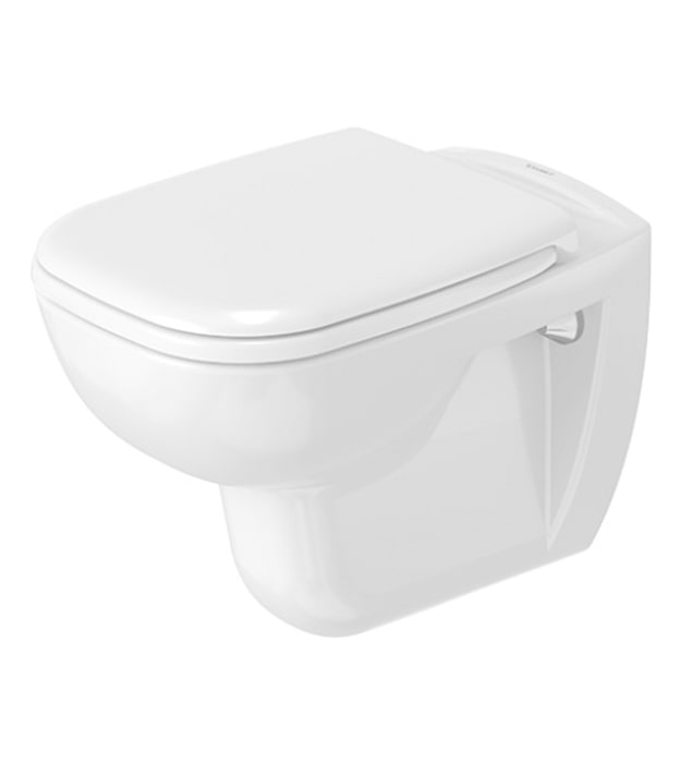 Duravit D-Code Compact Wall-Mounted Toilet
