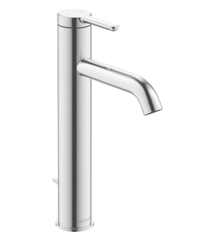 Duravit C.1 tall widespread faucet pop up min