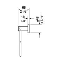 Duravit 0099211000 D-Code Towel Ring - Image 3