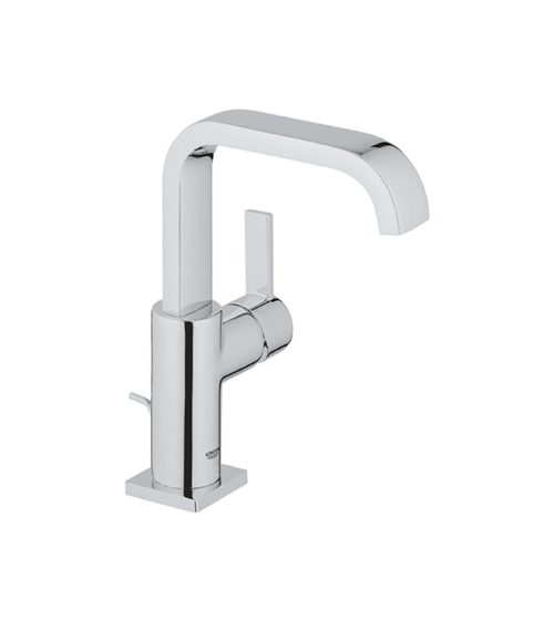Grohe Allure side-handle bathroom tap Chrome