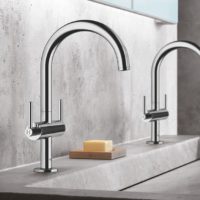 Grohe Atrio Bathroom High Arc Double-Handle Faucet - Image 8
