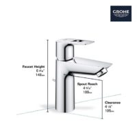 Grohe Bauloop Single Hole Faucet M-Size - Image 4