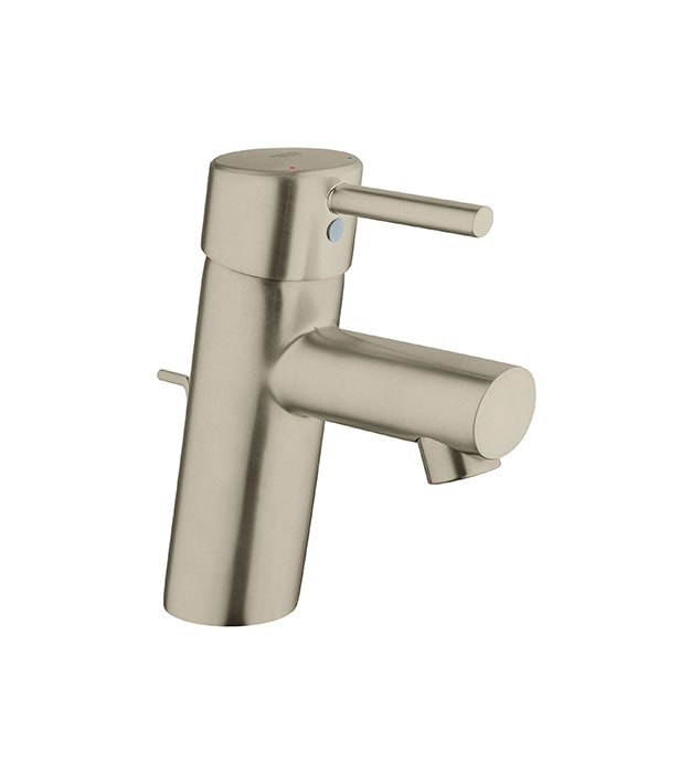 Grohe Concettor Small Bathroom Faucet With Pop Up Brushed Nickel min