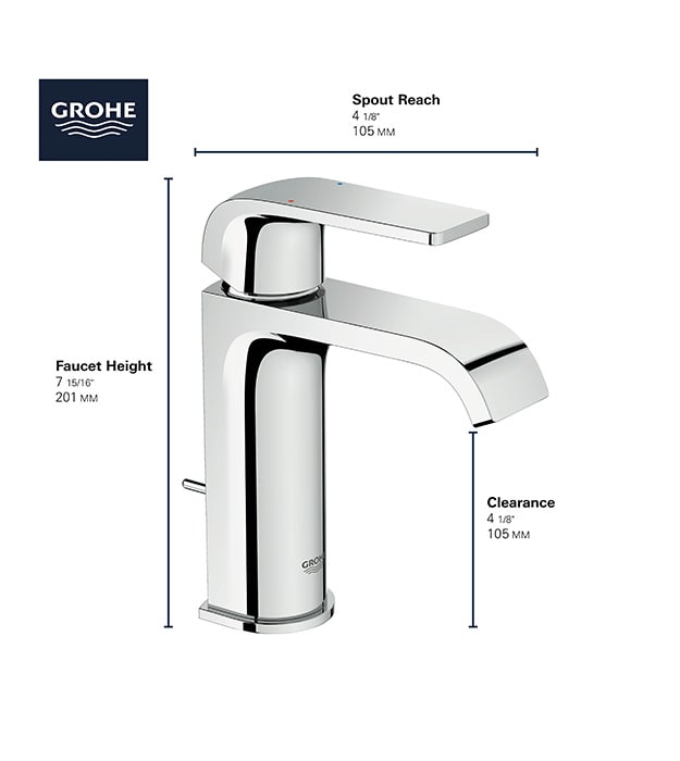 Grohe Defined Single Handle Faucet S1 min