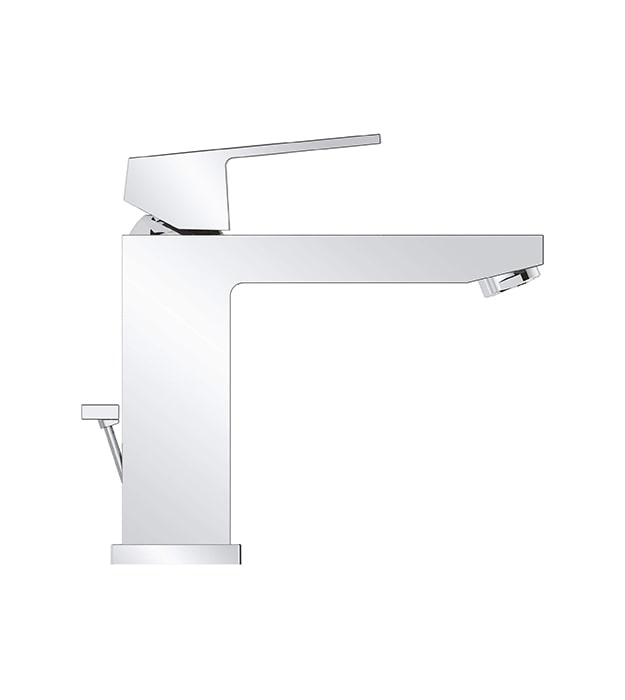 Grohe EuroCube Single handle with drain M Sizes S1 min