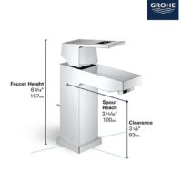 Grohe EuroCube One-Handle Sink Faucet M-S-Sizes - Image 8
