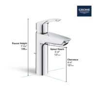 Grohe Eurosmart Single-Handle Faucet M-Size - Image 5