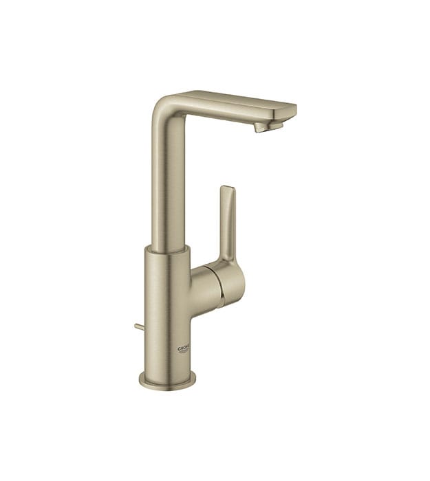 Grohe Lineare single handle faucet Large size Brushed Nickel min