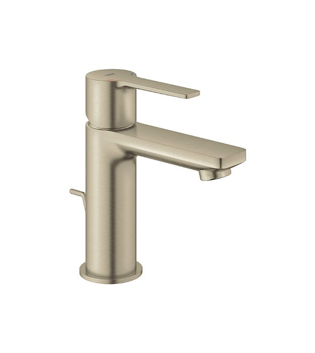 Grohe Lineare single handle faucet Small Brushed Nickel min