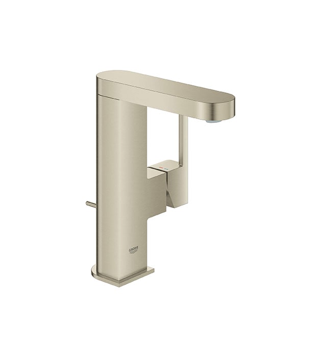 Grohe PLUS single hole side lever bathroom faucet brushed nickel min
