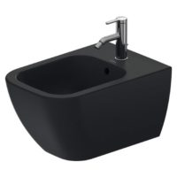 Duravit Happy D.2 Wall Hung Bidet Anthracite Or White - Image 2