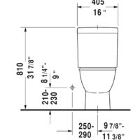 Duravit Darling New Two-Piece Toilet With Seat - Image 4