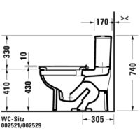 Duravit No.1 One-Piece Rimless Toilet With Seat - Image 2