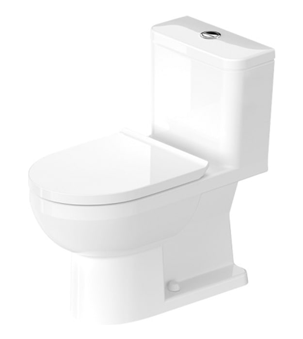 Duravit No.1 One-Piece Rimless Toilet With Seat 21960100U2