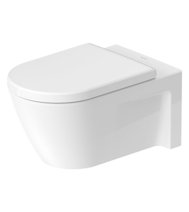 Duravit Starck 2 Wall-Hung Toilet With Soft-Close Seat