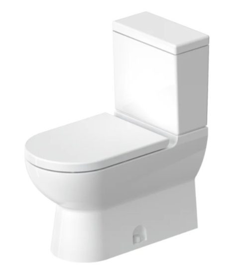 Duravit Starck 3 Two-Piece Siphonic Toilet Complete Kit