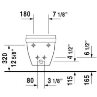 Duravit Starck 3 Wall-Hung Bidet 2280150000 - Image 4