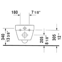 Duravit Vero Air Rimless Wall-Mounted Toilet With Seat - Image 4