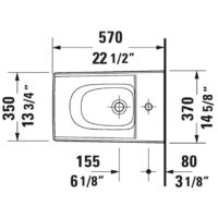 Duravit Viu Wall Mounted Bidet 2292150000 - Image 2