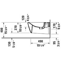 Duravit Viu Wall Mounted Bidet 2292150000 - Image 3