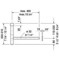 Duravit Design Siphon For Wash Basin 0050361092 - Image 3