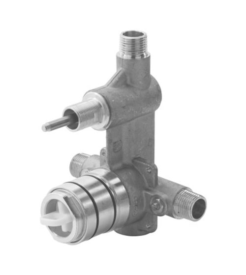 pressure balance valve with diverter