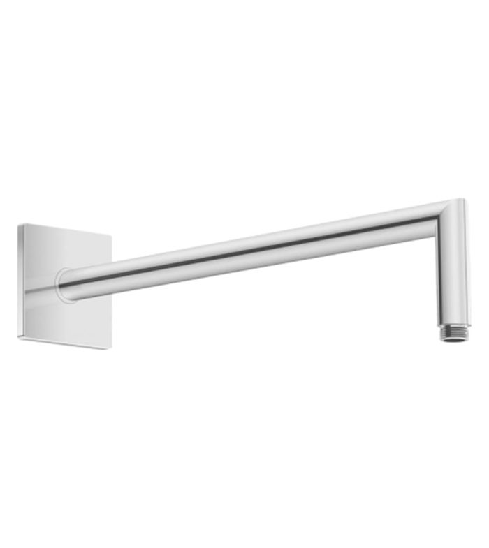 wall mounting shower arms angled with square plate min