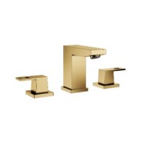 Grohe 20370GNA EuroCube Widespread Faucet Brushed Gold