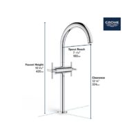 Grohe Atrio New 2-Handle Vessel Faucet - Image 7