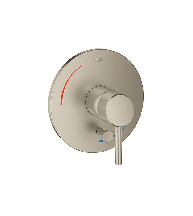 Grohe Concetto Pressure Balance Trim With Diverter Brushed nickel-min
