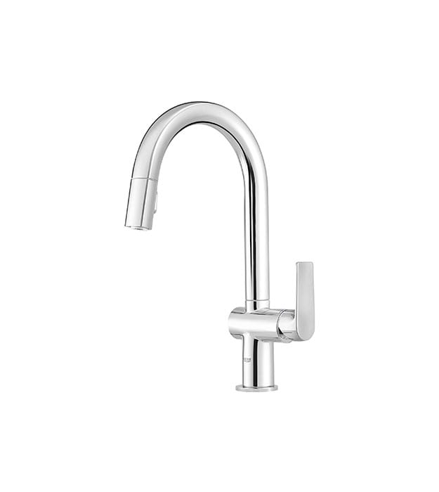 Grohe Defined Pull Down Kitchen Faucet Chrome S2 min