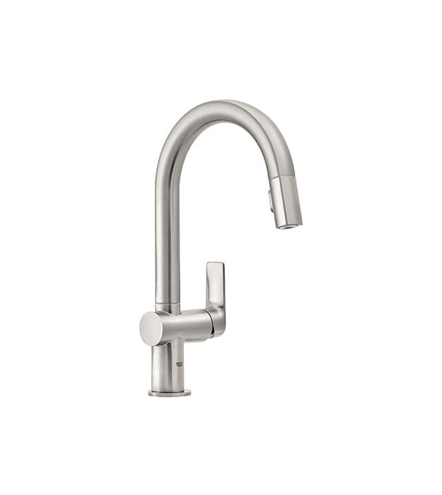 Grohe Defined Pull Down Kitchen Faucet SuperSteel min