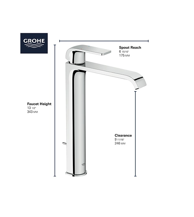 Grohe Defined Vessel faucet S1 min