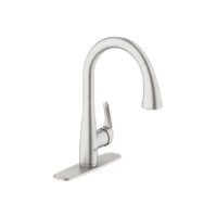 Grohe Elberon Pull-Down High-Arc Kitchen Tap - Image 2