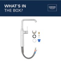 Grohe Essence New Single-Hole Vessel Sink Faucet - Image 7