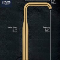 Grohe Essence New Single-Hole Vessel Sink Faucet - Image 8