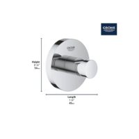 Grohe Essentials Robe Hook S1-min