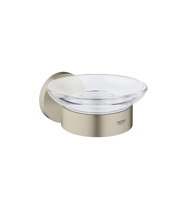 Grohe Essentials Soap Dish With Holder Brushed Nickel-min