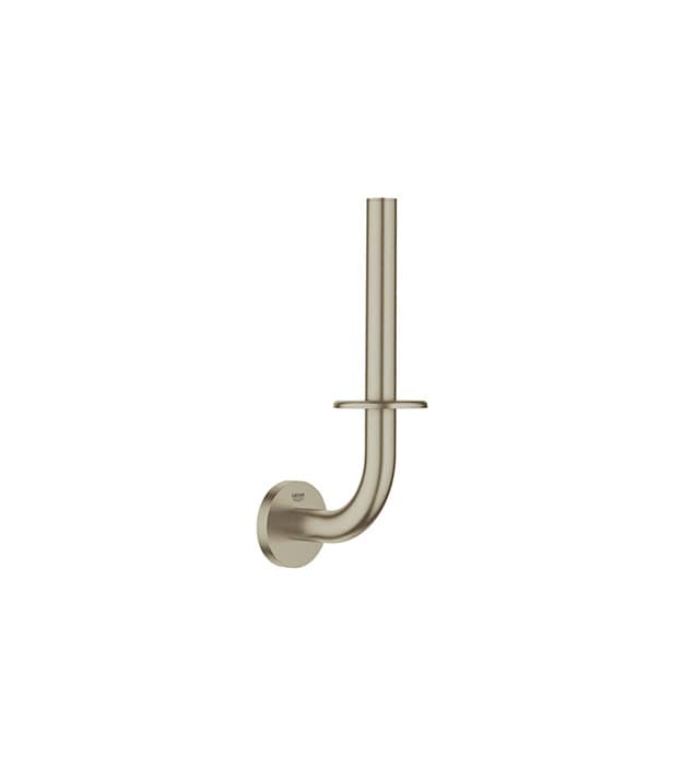 Grohe Essentials Spare Toilet Paper Holder Brushed Nickel-min