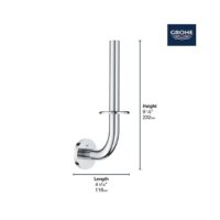 Grohe Essentials Spare Toilet Paper Holder S1-min