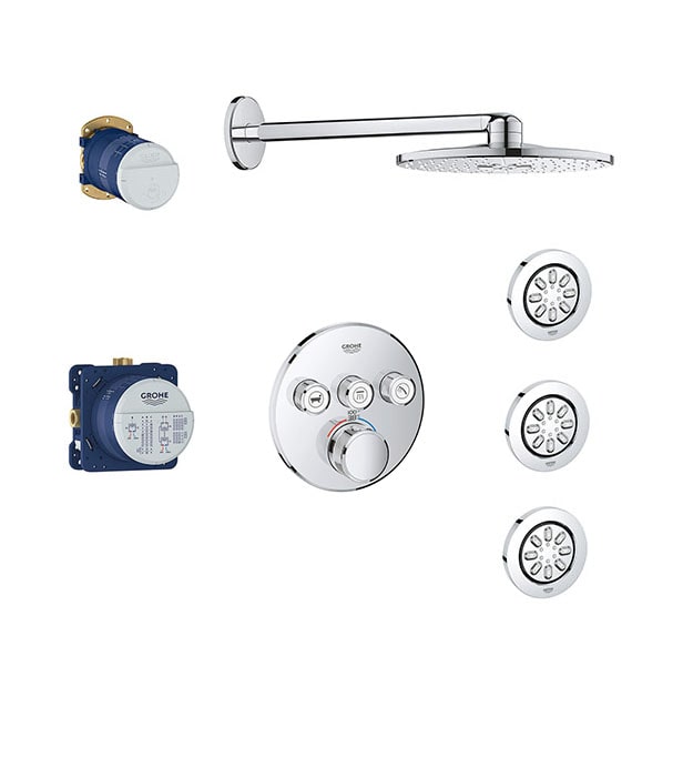 Grohe GrohTherm Thermostatic Shower Bundle