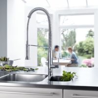 Grohe K7 Long Spout Pre-Rinse Kitchen Tap - Image 5