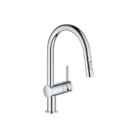 Grohe Minta Gooseneck Pull-Down Kitchen Faucet